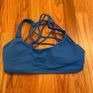 Blue LULULEMON sports bra size 6